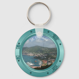 St Thomas Porthole Key Ring