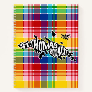 St. Thomas, Rock City, U.S. Virgin Islands, Madras Notebook