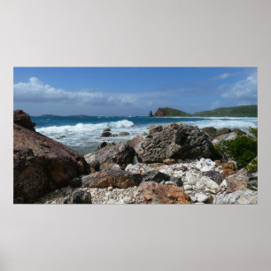 St. Thomas Rocky Beach Poster