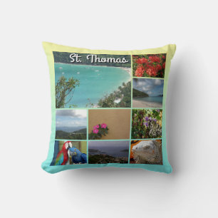 St. Thomas - Scenic Photo Collage 6115 Cushion