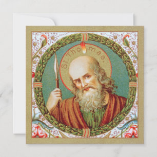 St. Thomas the Apostle (JMAS12) Blank GreetingCard
