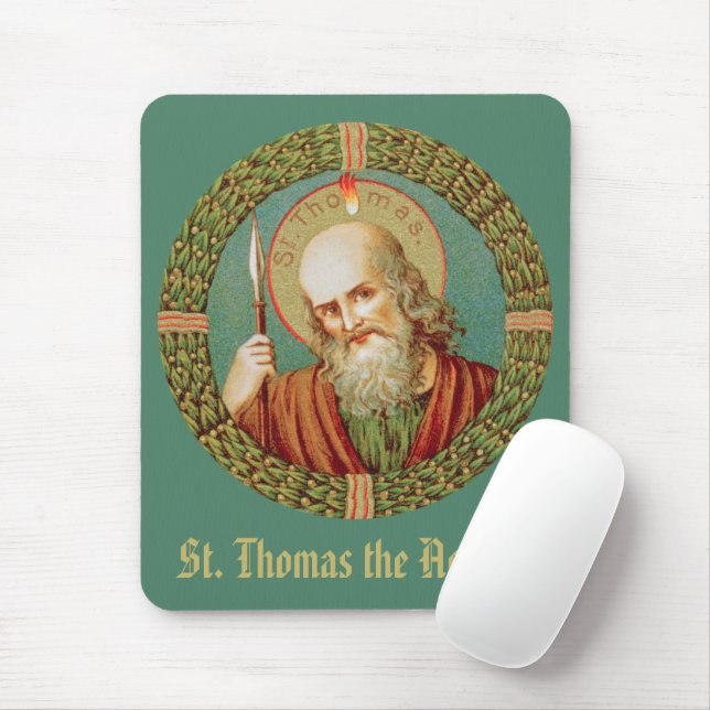St. Thomas the Apostle (JMAS 12) Mouse Mat (With Mouse)