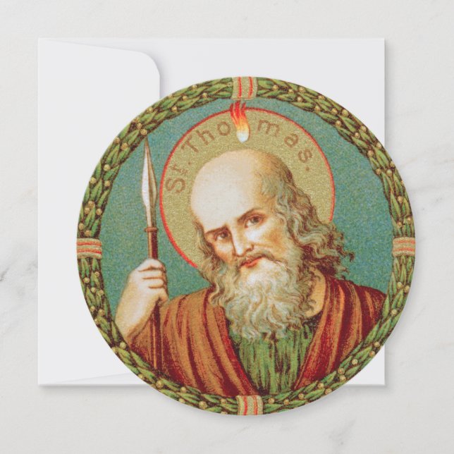 St Thomas the Apostle (JMAS 2) Blank Greeting Card (Front)