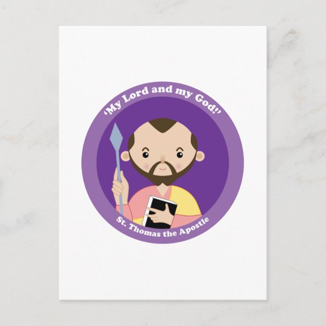 St. Thomas the Apostle Postcard (Front)