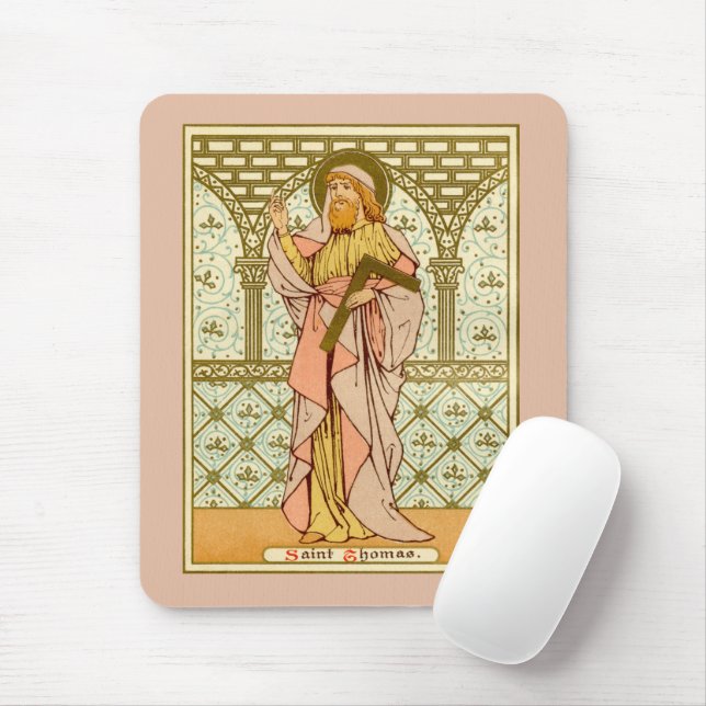 St. Thomas the Apostle (RLS 18) (Style 1) Mouse Mat (With Mouse)