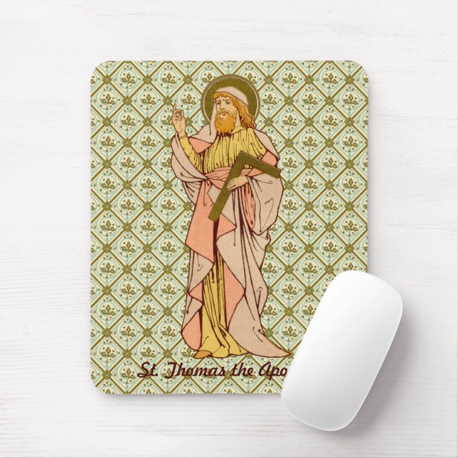 St. Thomas the Apostle (RLS 18) (Style 2) Mouse Mat (With Mouse)
