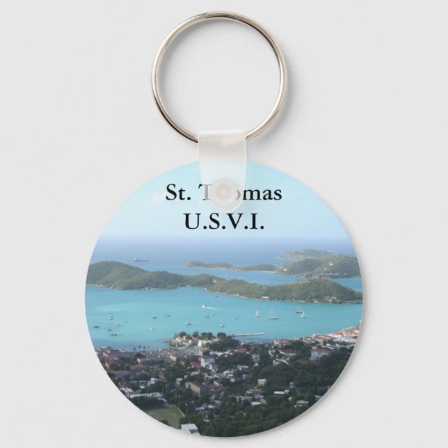 St. Thomas U.S.V.I. Key Ring (Front)