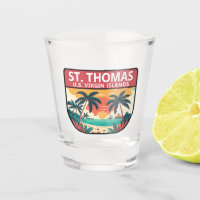 St Thomas U.S. Virgin Islands Retro Emblem
