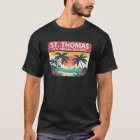 St Thomas U.S. Virgin Islands Retro Emblem