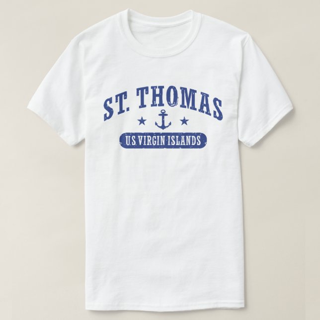 St. Thomas U.S. Virgin Islands T-Shirt (Design Front)