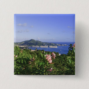St. Thomas, US Virgin Islands. Charlotte 15 Cm Square Badge
