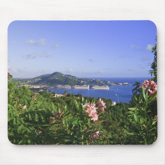 St. Thomas, US Virgin Islands. Charlotte Mouse Mat (Front)