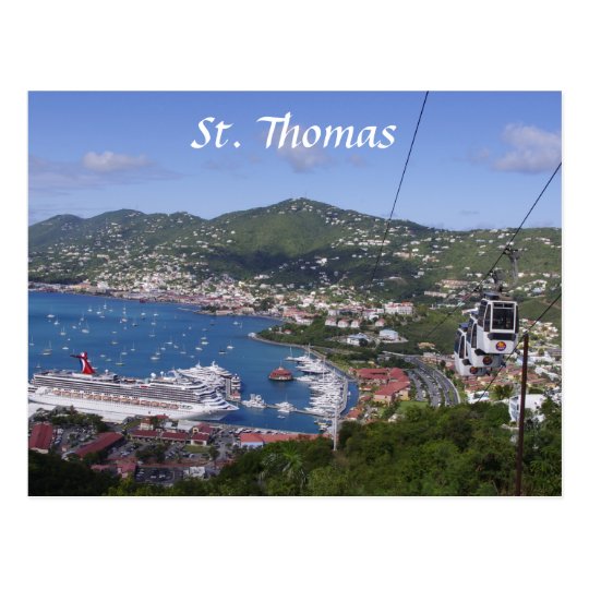 St Thomas View Postcard