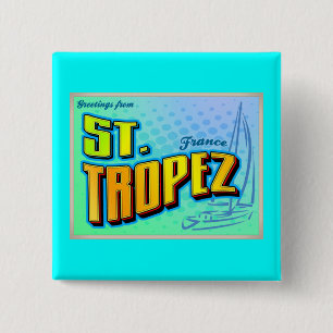 ST. TROPEZ 15 CM SQUARE BADGE