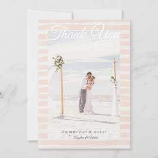 St. Tropez Destination Wedding Thank You Card