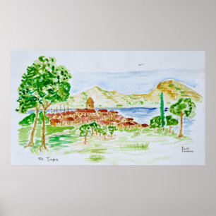 St. Tropez French Riviera, France Poster
