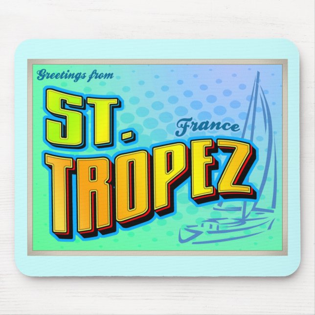 ST. TROPEZ MOUSE MAT (Front)