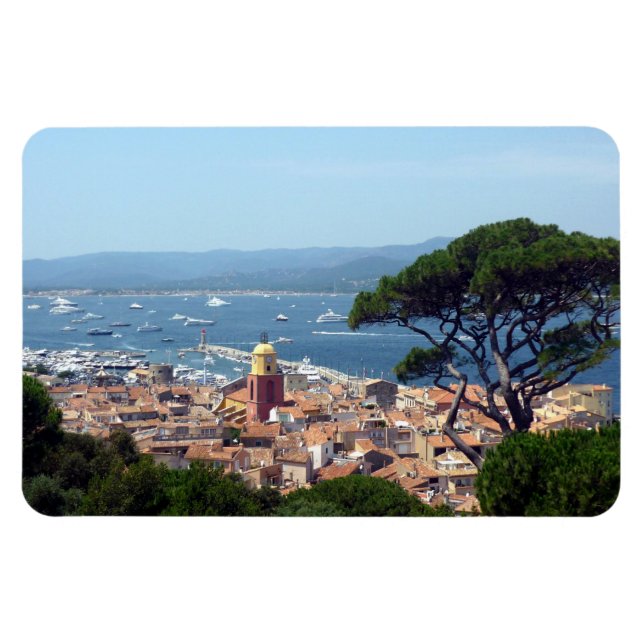 st tropez scene magnet (Horizontal)