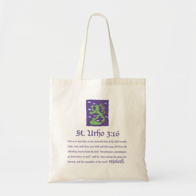 St. Urho 3:16 - Bag (Front)