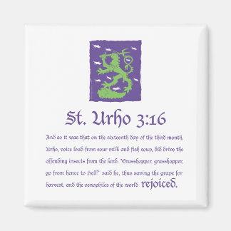 St. Urho 3:16 - Magnet