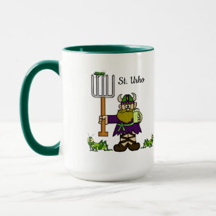 St. Urho and St. Patrick Together Mug