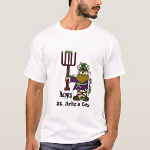 St.Urho with Lots of Grasshoppers T-shirt