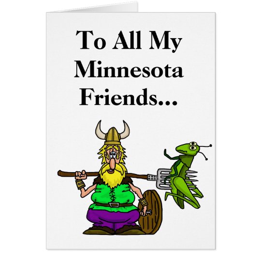 St. Urho's Day Greeting Card for Friends