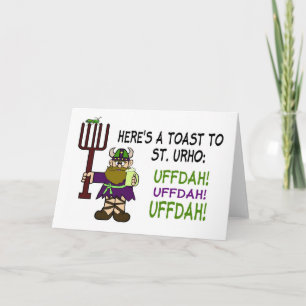St. Urho's Day Toast Greeting Card