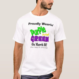 St. Urho's Day Wearin' Purple & Green T-Shirt