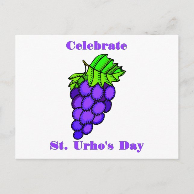 St. Urho's Tees and Gifts for Kids and Adults Postcard (Front)