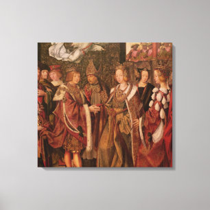 St. Ursula and Prince Etherius Canvas Print