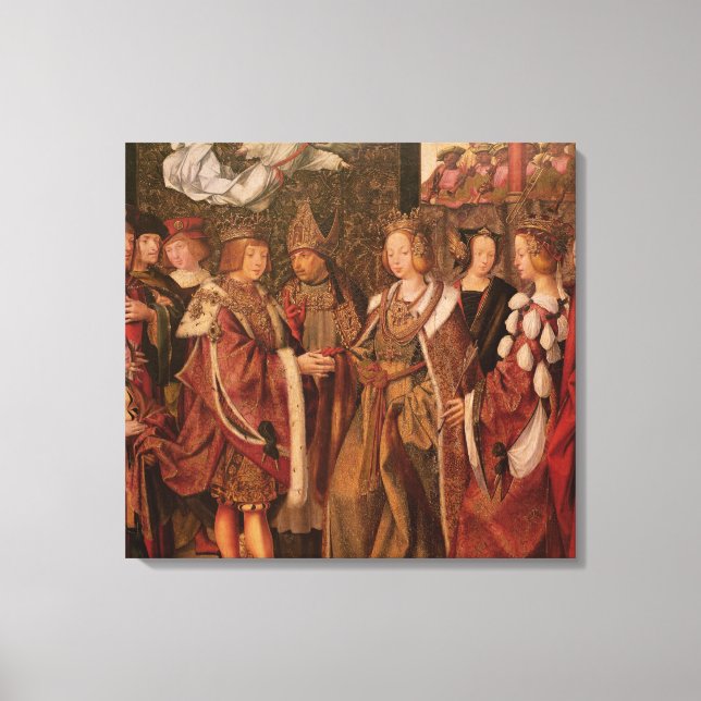 St. Ursula and Prince Etherius Canvas Print (Front)