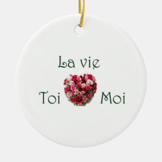 St Valentin Ornement V Ceramic Tree Decoration