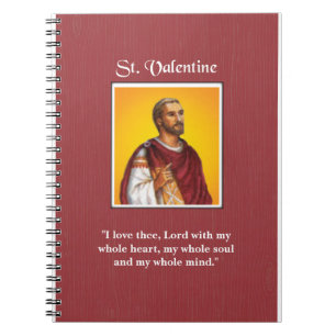 St. Valentine Feast Day Notebook