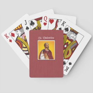 St. Valentine Feast Day Playing Cards