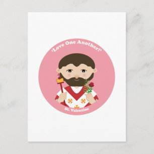 St. Valentine Holiday Postcard