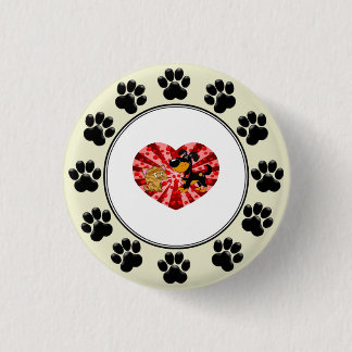 St. Valentine's Day 3 Cm Round Badge