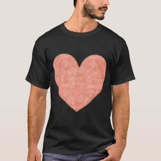 St Valentine'S Day Faux Rose Gold Heart T-Shirt