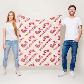 St. Valentine's Day. Fleece Blanket