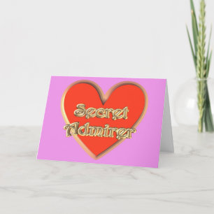 St. Valentine's Day Valentine Secret Admirer Holiday Card