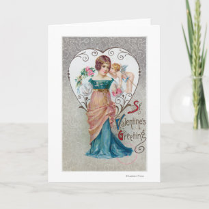 St. Valentine's Greeting Cupid Holiday Card