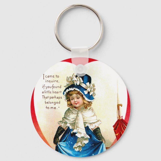 St. Valentine's Greeting Key Ring (Front)