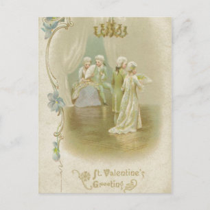St. Valentine's Greetings Holiday Postcard