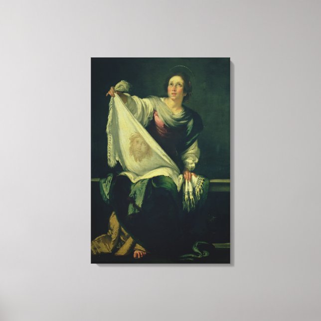 St. Veronica, 1625-30 (oil on canvas) Canvas Print (Front)