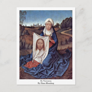 St. Veronica By Hans Memling Postcard