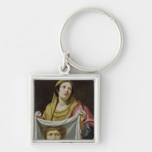 St. Veronica Holding the Holy Shroud Key Ring