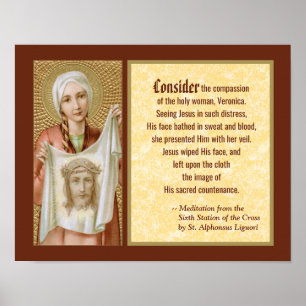 St. Veronica of Jerusalem (JM 60) Poster