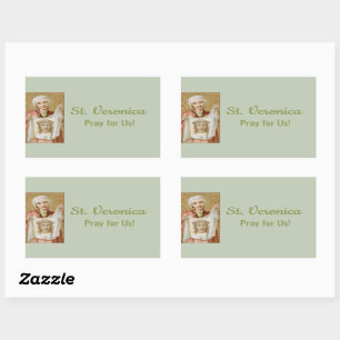 St. Veronica of Jerusalem (JM 60) Rectangular Sticker