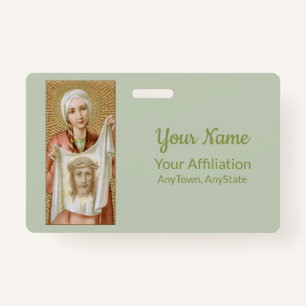 St. Veronica of Jerusalem (JM 60; Style 1) ID Badge
