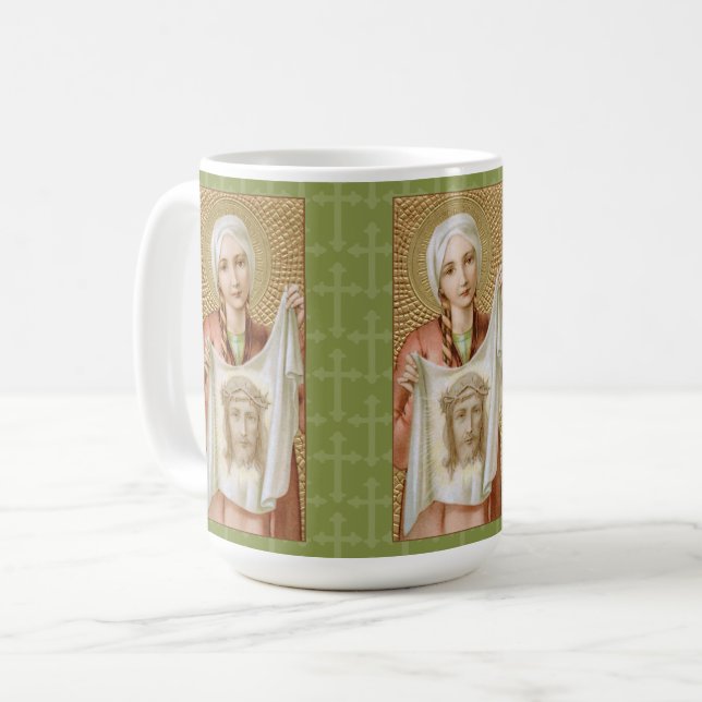 St. Veronica of Jerusalem (JM 60; Style 3) Coffee Mug (Front Left)